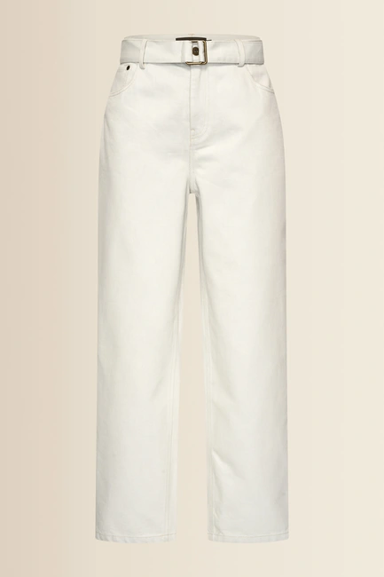 Barrel jeans met riem