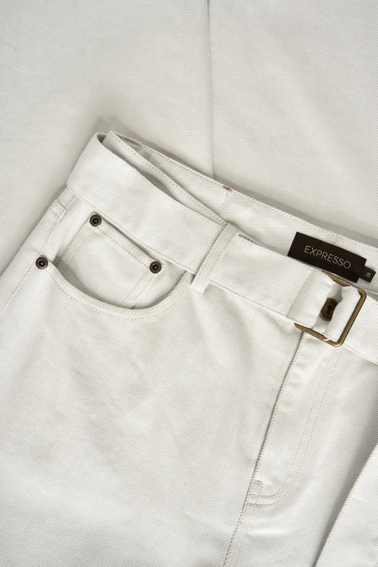 Barrel jeans met riem