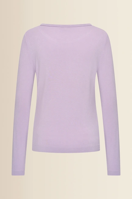 Basic top met lange mouwen