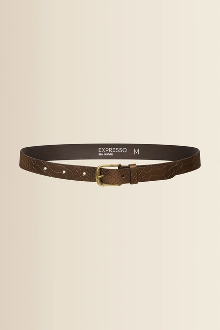 Belt crocodile structure metallic