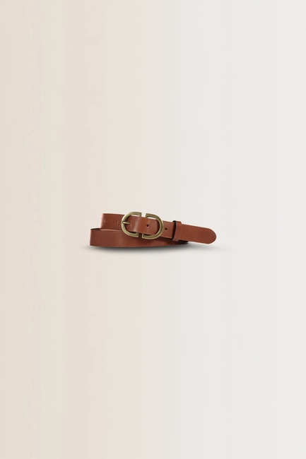 Belt leather plain