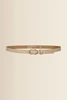 Belt plain fancy round buckle
