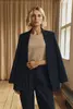 Blazer met krijtstreep