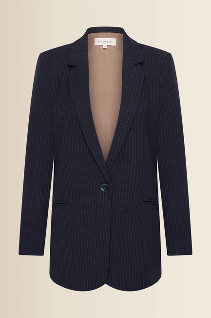 Blazer met krijtstreep