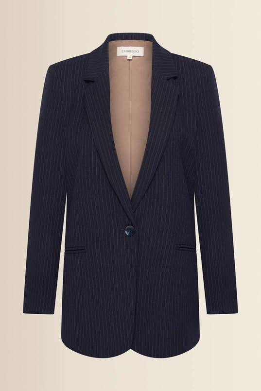 Blazer met krijtstreep