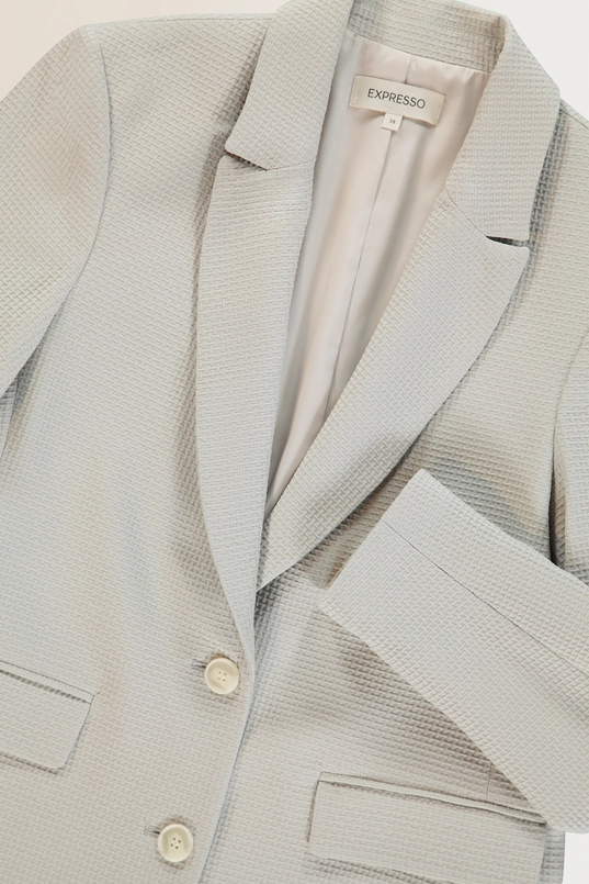 Blazer met wafelstructuur