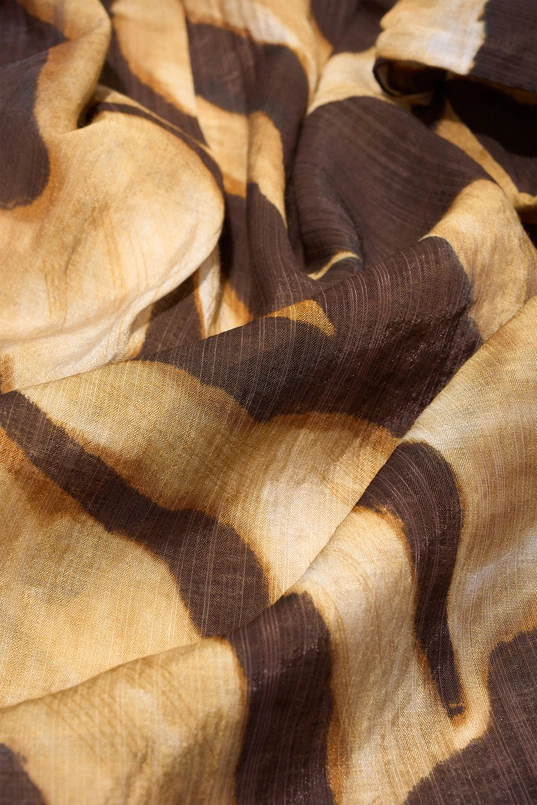 Blouse met animalprint