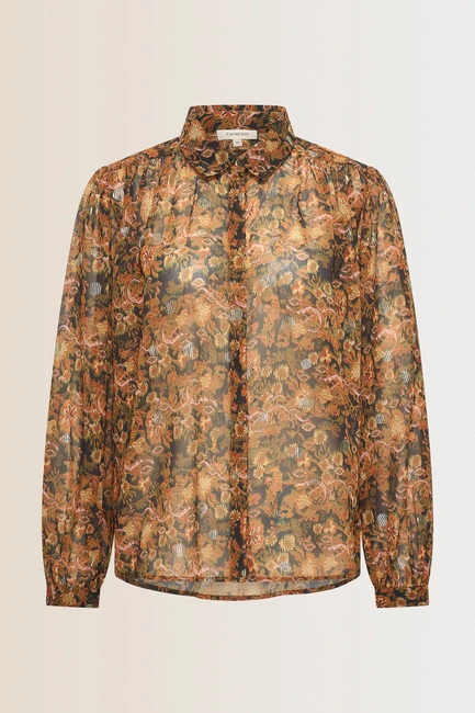 Blouse met bloemenprint