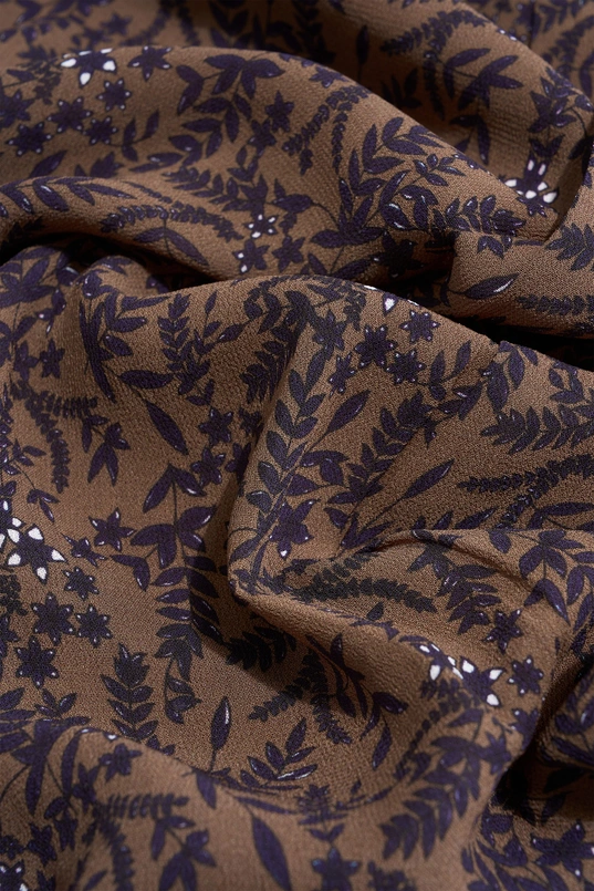 Blouse met botanische print