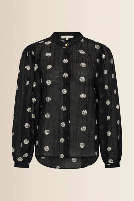 Blouse met geborduurde details