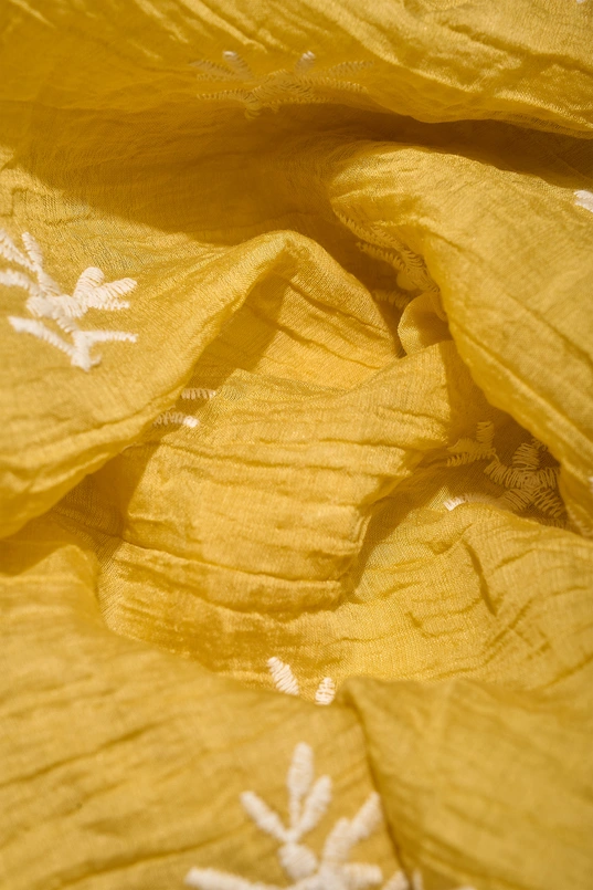 Blouse met geborduurde details