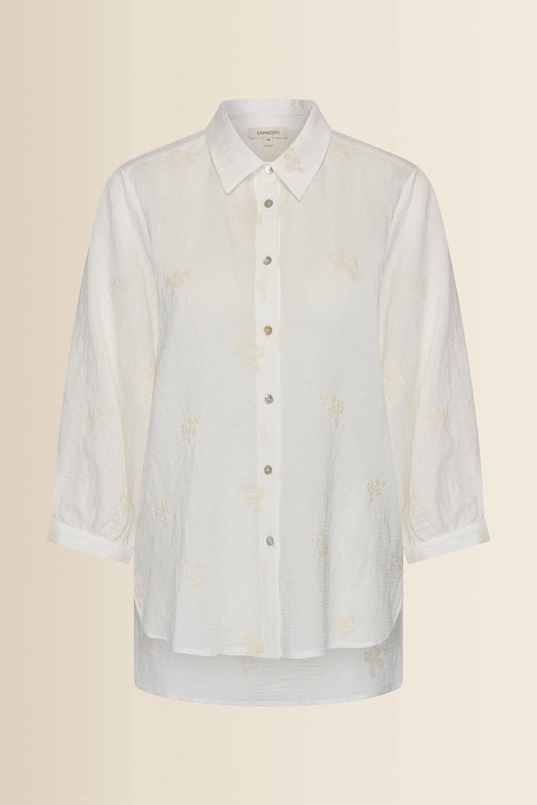 Blouse met geborduurde details