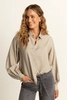 Blouse met glanzende structuur