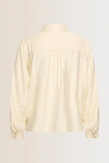 Blouse met glanzende structuur