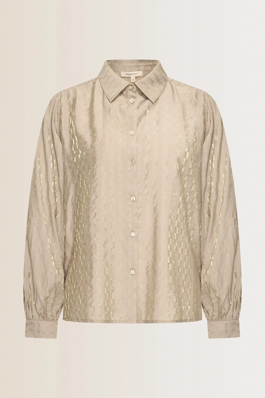 Blouse met glanzende structuur