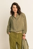 Blouse met grafisch dessin