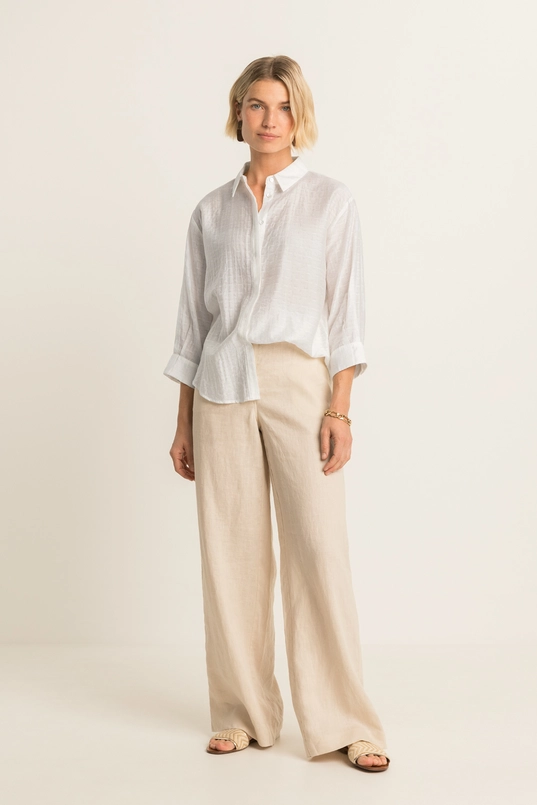 Blouse met ingeweven structuur