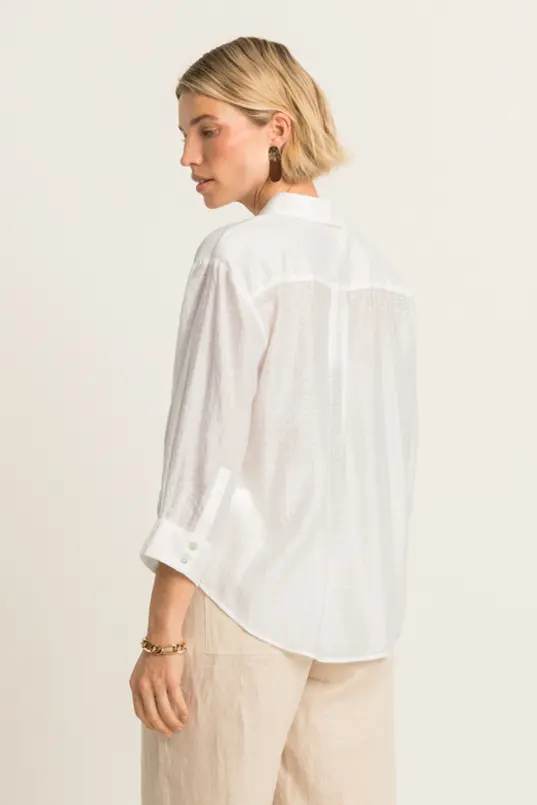 Blouse met ingeweven structuur