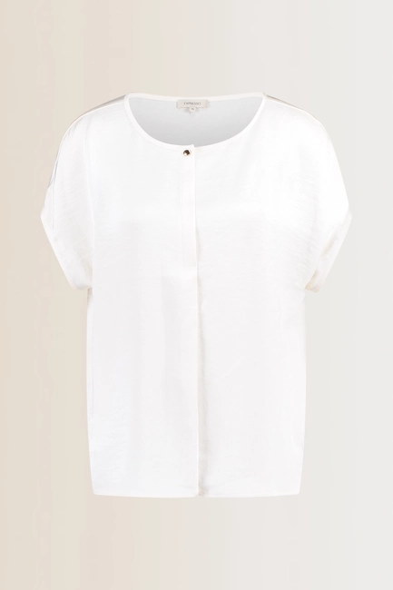 Blouse met knoopdetail