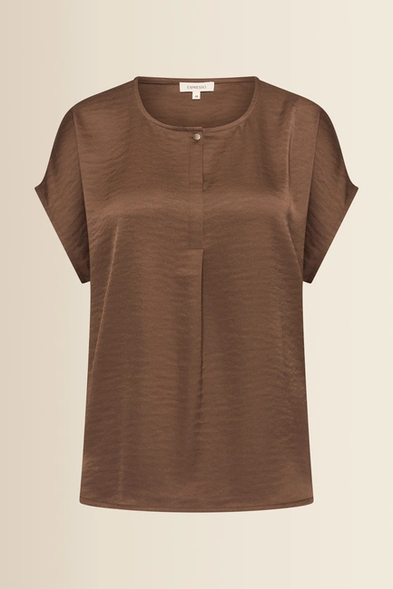Blouse met knoopdetail