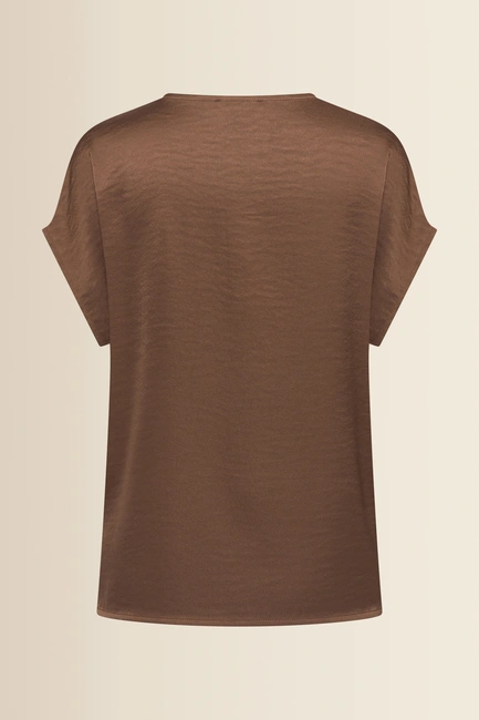 Blouse met knoopdetail