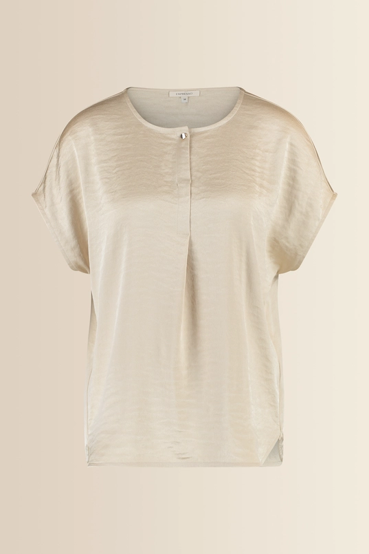 Blouse met knoopdetail