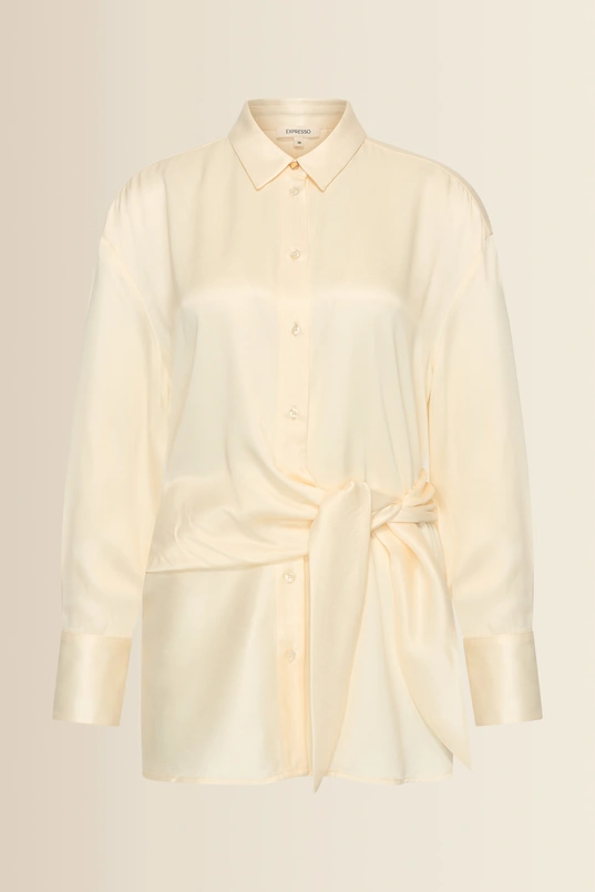 Blouse met knoopdetail