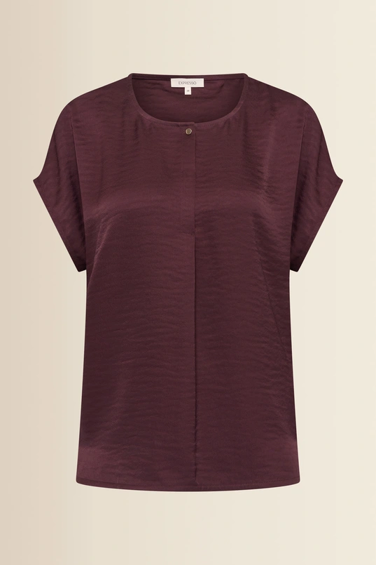 Blouse met knoopdetail