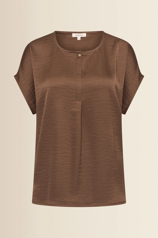 Blouse met knoopdetail