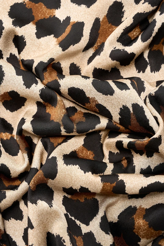 Blouse met luipaardprint