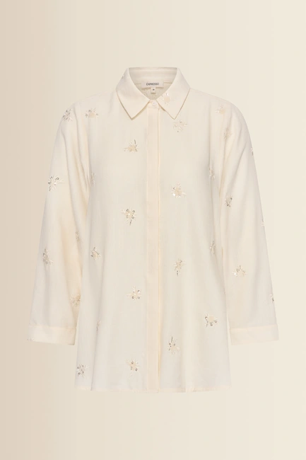 Blouse met pailletten