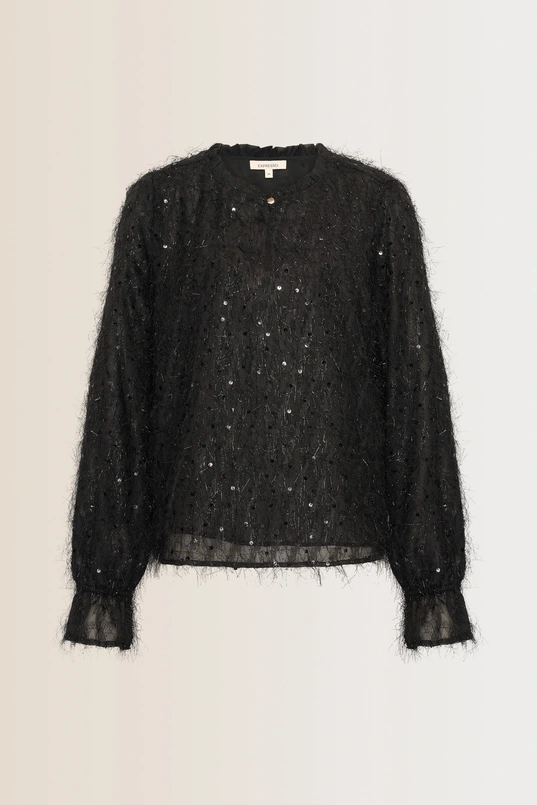 Blouse met pailletten