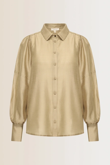 Blouse met pofmouwen