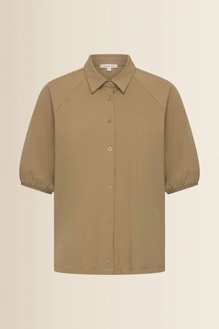 Blouse met pofmouwen