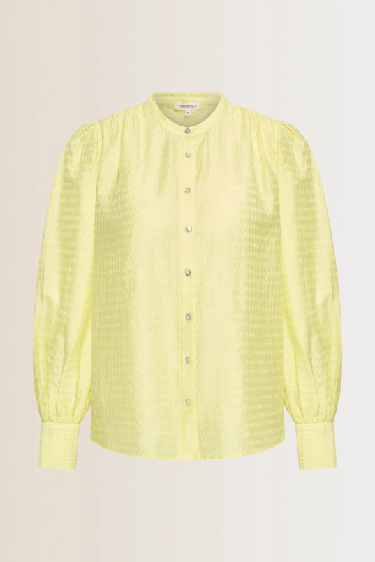 Blouse met pofmouwen