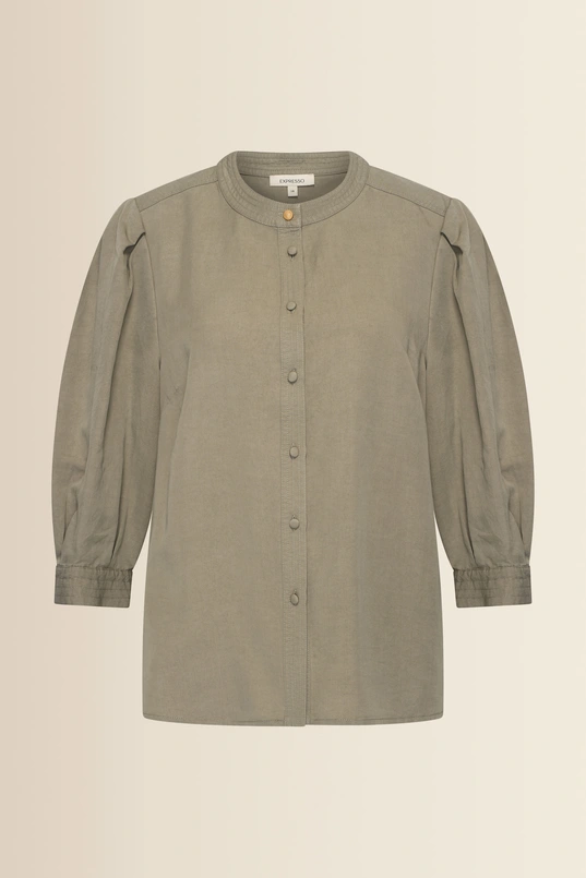 Blouse met pofmouwen