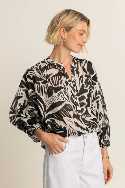 Blouse met print