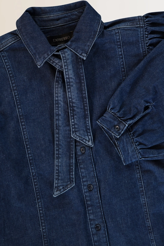 Blouse met strikdetail