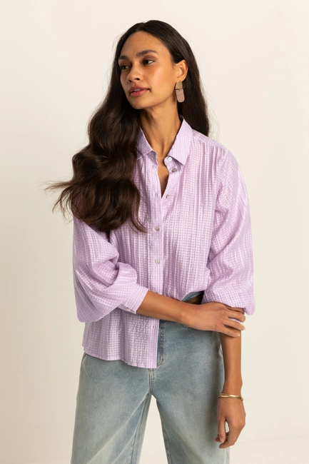 Blouse met structuur