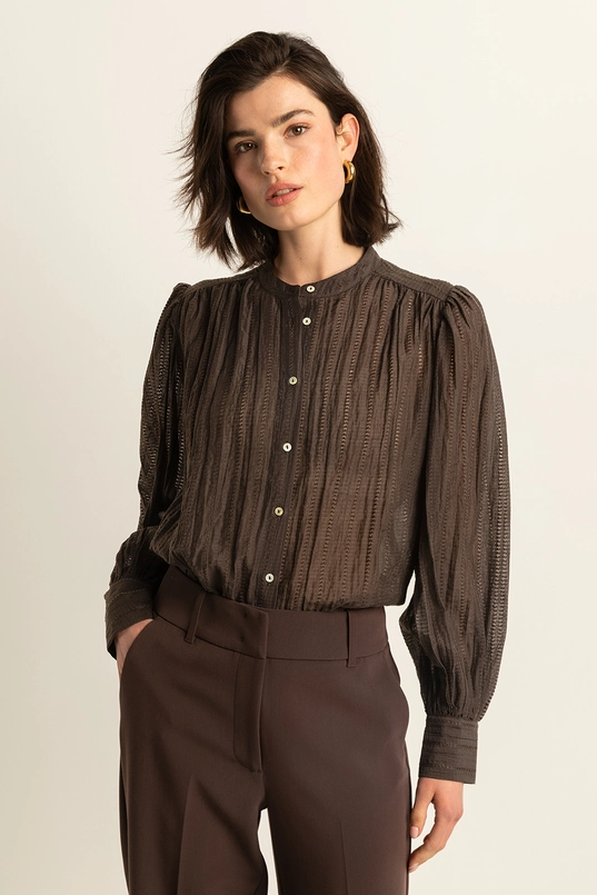 Blouse met structuur