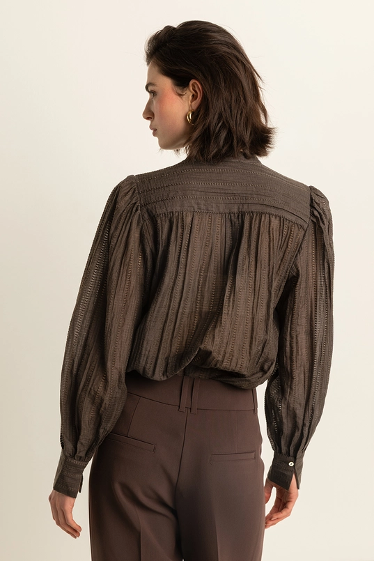 Blouse met structuur