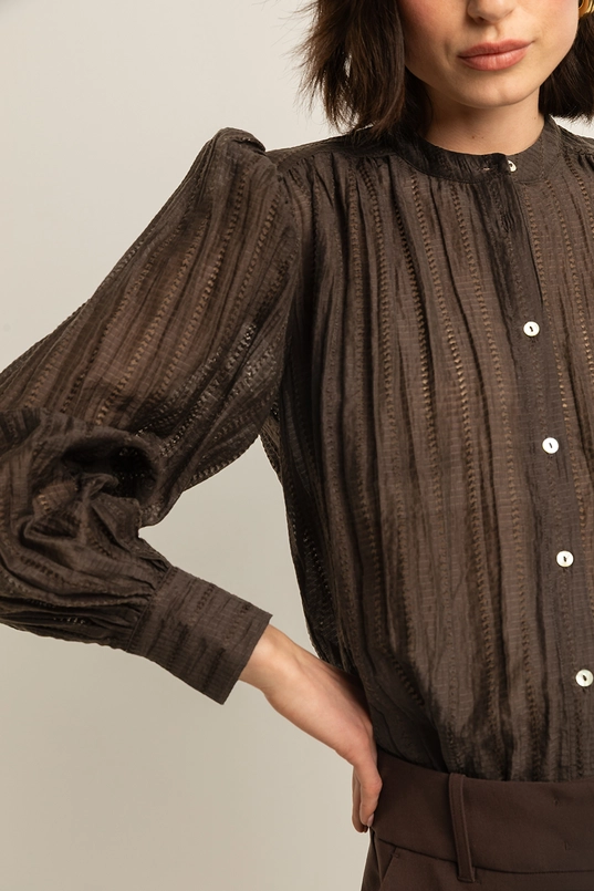 Blouse met structuur