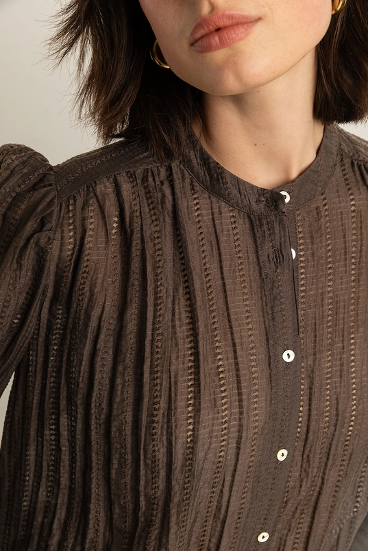 Blouse met structuur