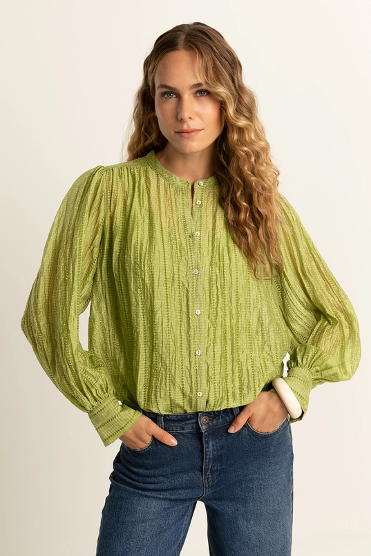Blouse met structuur