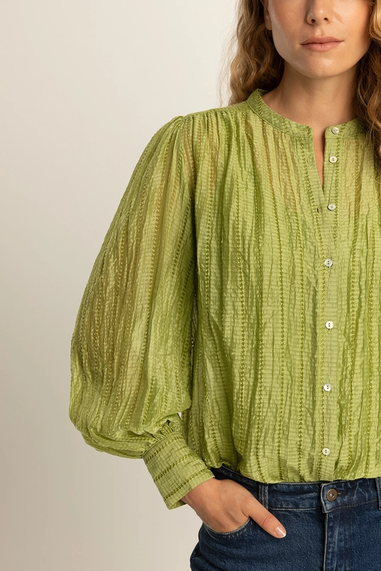 Blouse met structuur