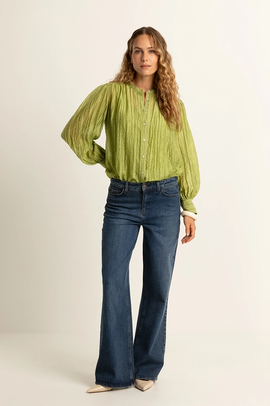 Blouse met structuur