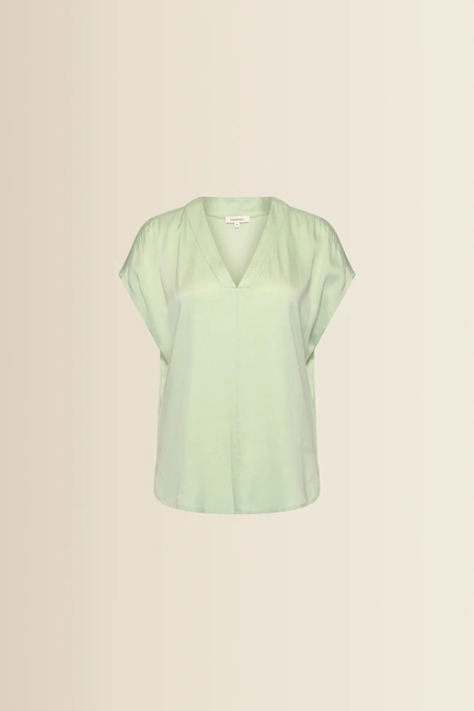 Blouse met V-hals