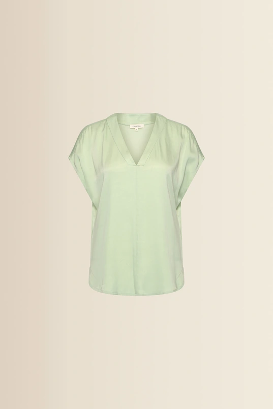 Blouse met V-hals