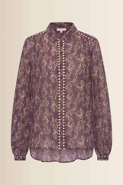 Blouse woven print