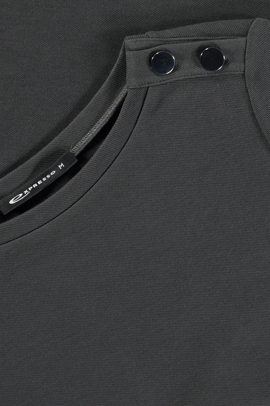 Boothals top met knopen